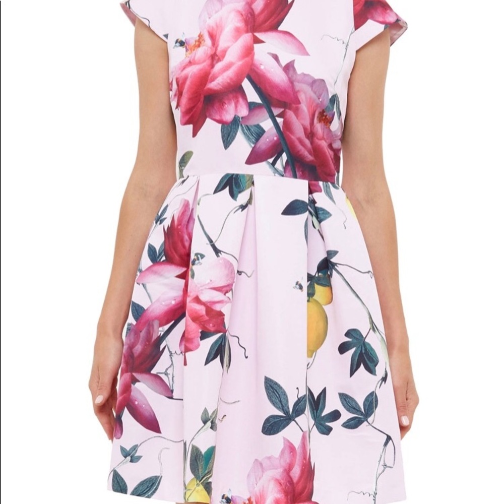 Ted Baker Tillea Citrus dress size 1 - Picture 3 of 11